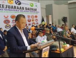 Kali Pertama, Kompetisi karateka Kejurda FORKI Sumsel Merebutkan Piala Ketum RM Taufik Husni