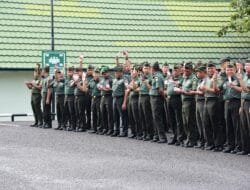 Serentak, Korem 044/Gapo Beserta Kodim Gelar Apel Kesiapsiagaan Pemilu 2024