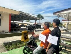 Polres OKU Selatan Gelar Olah TKP Kasus Pencurian Uang Di Dalam Mobil Milik Dispora