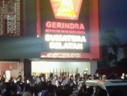 Capres Prabowo Resmikan Kantor DPD Partai Gerindra Sumsel, Ini Pesannya