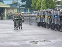 Danrem 044/ Gapo Apel Kesiapan Pengamanan Pemilu, Pangdam II/Swj Yakinkan Penyelenggaraan Aman dan Damai