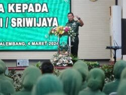 Pangdam II/Swj : Persit Harus Dampingi Suami..!