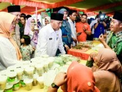 Pj Bupati Apriyadi Buka Pasar Beduk, Spot Baru Dongkrak UMKM di Muba