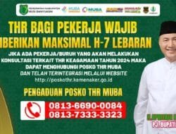 Pj Bupati Apriyadi Wajibkan Perusahaan di Muba H-7 Lebaran Sudah Bayarkan THR