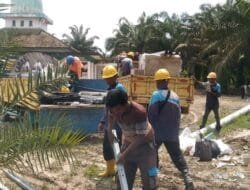 Alat PLN Mulai Masuk, Pelanggan MEP di Muba Bersih-bersih Lokasi Pembangunan Jaringan PLN di Muba  Rencana Ground Breaking di desa