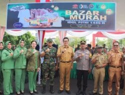 Sambut Hari Raya Idul Fitri 1445 H, Kodim 0401/Muba Gelar Bazar Murah