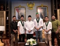 Pj Gubernur Sumsel Agus Fatoni Terima Penghargaan dari HMI Sumbagsel
