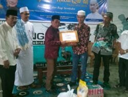 PWI Sumsel Gelar Syukuran dan Bagi Sembako