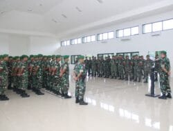 Dandim 0429/Lamtim Lepas Apel Cuti Gelombang I