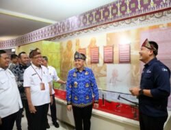 Pj Gubernur Agus Fatoni Tinjau Museum Balaputra Dewa dan Taman Purbakala Kerajaan Sriwijaya