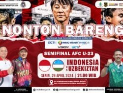 Pj Bupati Sandi Fahlepi Bersama PSSI Muba dan Katar Muba Gelar Nobar Serentak