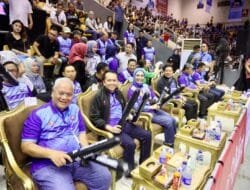 Pj Gubernur Agus Fatoni Apresiasi Kemenangan Tim Voli Putra BSB Laga Ketiga Putaran Pertama Proliga 2024 Seri Palembang