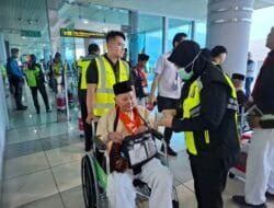 Asal Babel, 450 Jemaah Kloter 4 Terbang Menuju Madinah 