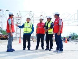 Pj Bupati Sandi Fahlepi Tinjau Progres Pembangunan Tol di Muba