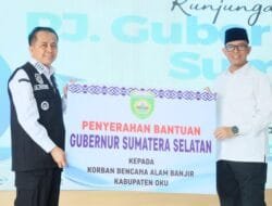 Pj Gubernur Agus Fatoni Gerak Cepat Tangani Dampak Banjir di Kabupaten OKU