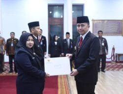 Pj Gubernur Agus Fatoni Lantik 21 Pejabat Struktural dan Fungsional di Lingkungan Pemprov Sumsel
