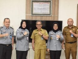 Sekda Supriono Terima Audiensi Plh Kanwil Kemenkumham Sumsel Bahas MIPC 2024