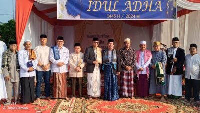 Pemkab PALI dan Pertamina Hulu Rokan 4 Pendopo Sholat Idul Adha Bersama