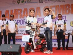 Pj Gubernur Agus Fatoni dan Pj Ketua TP PKK Meriahkan Olahraga Gembira Bapor Korpri Sumsel