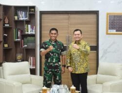 Silaturahmi Dengan Pangdam II/Sriwijaya, Pj Gubernur Elen Setiadi Bahas Upaya Antisipasi dan Penanganan Karhutla di Sumsel