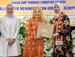 Pj Ketua TP PKK Sumsel Melza Elen Setiadi Buka Sosialisasi KUR Tingkatkan UMKM Perempuan