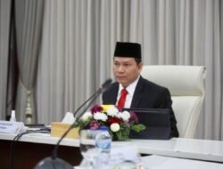 Pj Gubernur Elen Setiadi Pimpin Rapat Pembahasan Tindak Lanjutan Pembangunan Masjid Sriwijaya