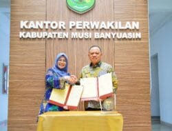 Pj Bupati Muba H Sandi Tandatangani MoU dengan LPP RRI Palembang