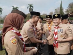 Pj Gubernur Sumsel Elen Setiadi Pimpin Upacara Hari Pramuka ke-63: Gerakan Pramuka Sebagai Garda Terdepan Pembangunan Bangsa