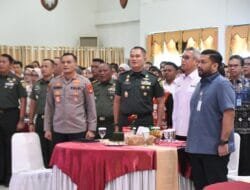 Danrem 044/Gapo Hadiri Rakor Perluasan Areal Tanam dan Pompanisasi Bersama Wamentan RI di Sumsel