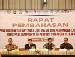 Pj Gubernur Elen Setiadi Bersama Forkopimda, OJK, dan BI Tegas Berantas Judi Online di Sumsel