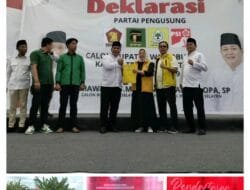 Dukungan Partai Golkar dan Restu Ibunda, INOPA Deklarasi dan Calon Pertama Mendaftar di KPU OKU Selatan