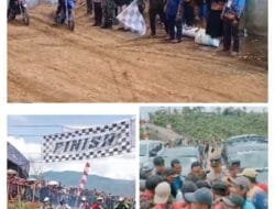 Event Balap Motor Cross Sindang Danau Sukses Digelar, Iwan Hermawan Kibarkan Bendera Start