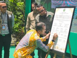 Dukung Keberhasilan Rehabilitasi DAS, Bukit Asam (PTBA) Ikut Menandatangani Piagam Menoreh