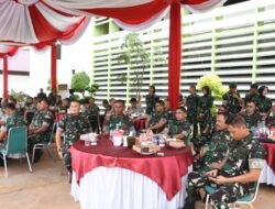 Danrem 044/Gapo Hadiri Makan Siang dan Doa Bersama Peringati HUT ke-79 TNI