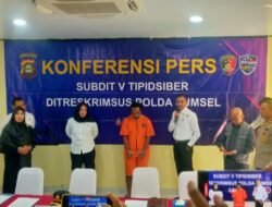 Subdit V Cyber Diskrimsus Polda Sumsel Berhasil Menangkap Pemuda Penyebaran Video Asusila di Media Sosial