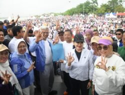 Lury Alex Noerdin Ajak Puluhan Ribu Emak-Emak di Palembang Menangkan MATAHATI