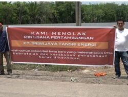 Warga Desa Belimbing Muara Enim Kembali Protes Aktivitas Tambang PT STE