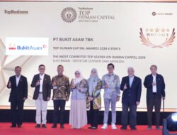 Bukit Asam (PTBA) Sukses Raih Dua Penghargaan di Ajang TOP Human Capital Awards 2024