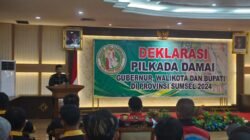 Koalisi Ojol Palembang Deklarasi Pilkada Damai 2024