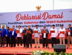 Pj Gubernur Sumsel Ajak Warga Jaga Kondusifitas Pilkada 2024, Deklarasi Damai Digelar