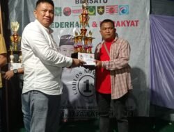 Pemuda Kebon Cabe Dukung Paslon JADI Lewat Turnamen Kebon Cabe Cup