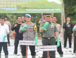 Danrem 045/Gaya Hadiri Penanaman Pohon Launching Gugus Tugas Polri untuk Ketahanan Pangan