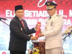 Pj Gubernur Elen Setiadi Lantik Cheka Virgowansyah Sebagai Pj Walikota Palembang