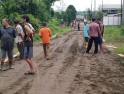 Proyek Pengecoran Jalan Perumahan Al-Ghony Banyuasin Dipertanyakan, Warga Khawatir