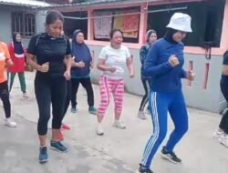 Menjaga Kebugaran, Ibu-Ibu RT 45 Kemang Agung Antusias Senam Sehat