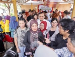 Sekda Sumsel Dampingi Kunker Komisi VII DPR RI di Kampung Pangan Inovatif Plaju