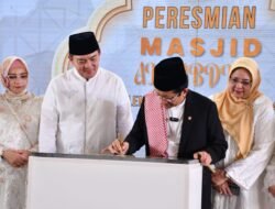 Menteri Agama Resmikan Masjid di Palembang 