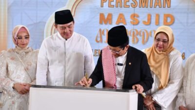 Menteri Agama Resmikan Masjid di Palembang 