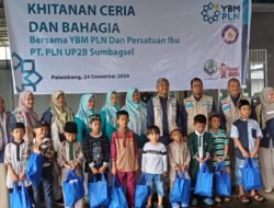 Sunatan Massal Bersama YBM PLN dan Persatuan Ibu PT PLN UP2B Sumbagsel Disambut Antusias Warga