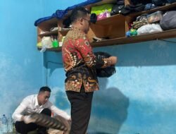Kepala Pengamanan Rutan Kelas 1 Palembang Gelar Razia Rutin di Blok Hunian